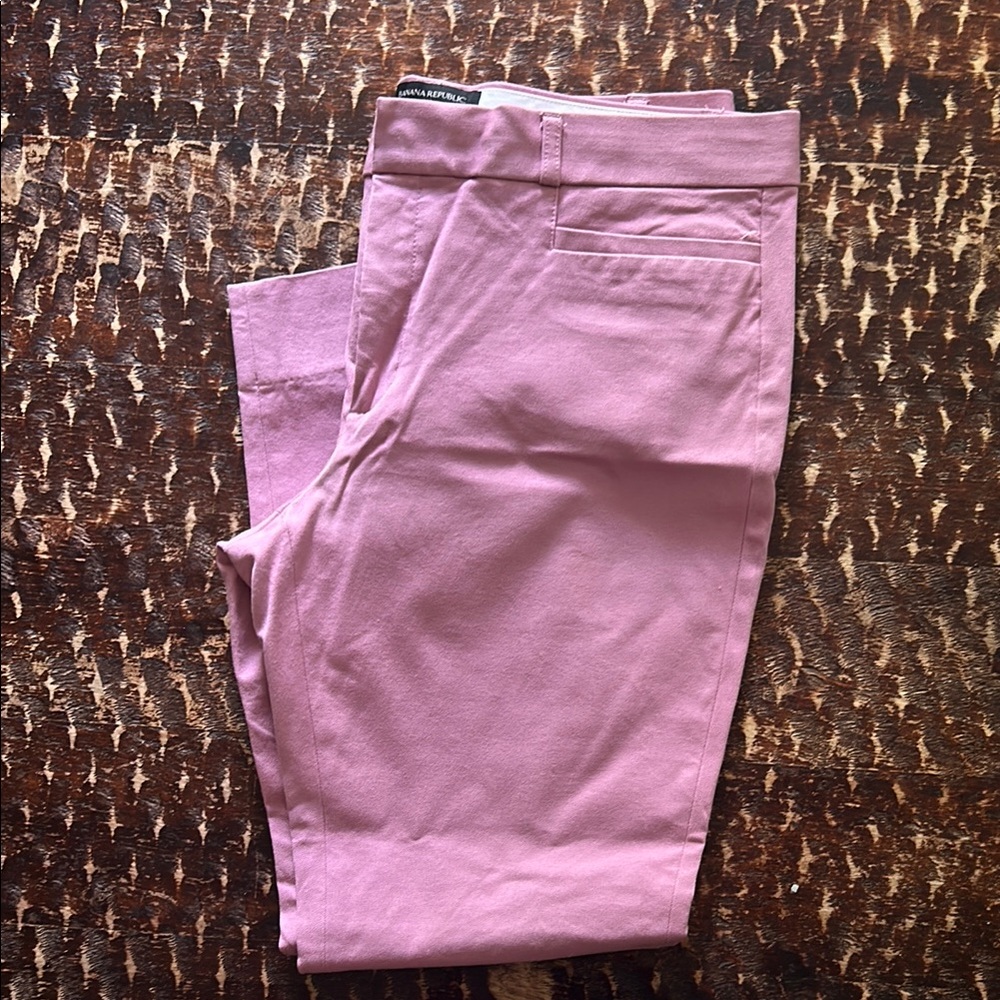 Pink Chino Pants, Sloan, banana Republic